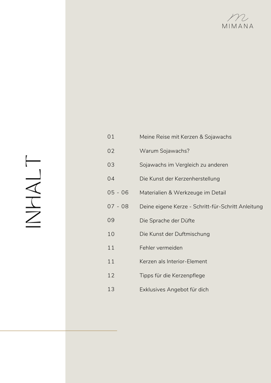 E-Book - Kerzenkunst mit Sojawachs